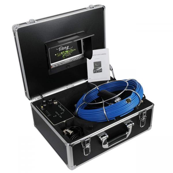 Rohrkamera mit Entfernungszähler, 30lfm Schiebeaal, Monitor, Kanalkamera Inspektionskamera